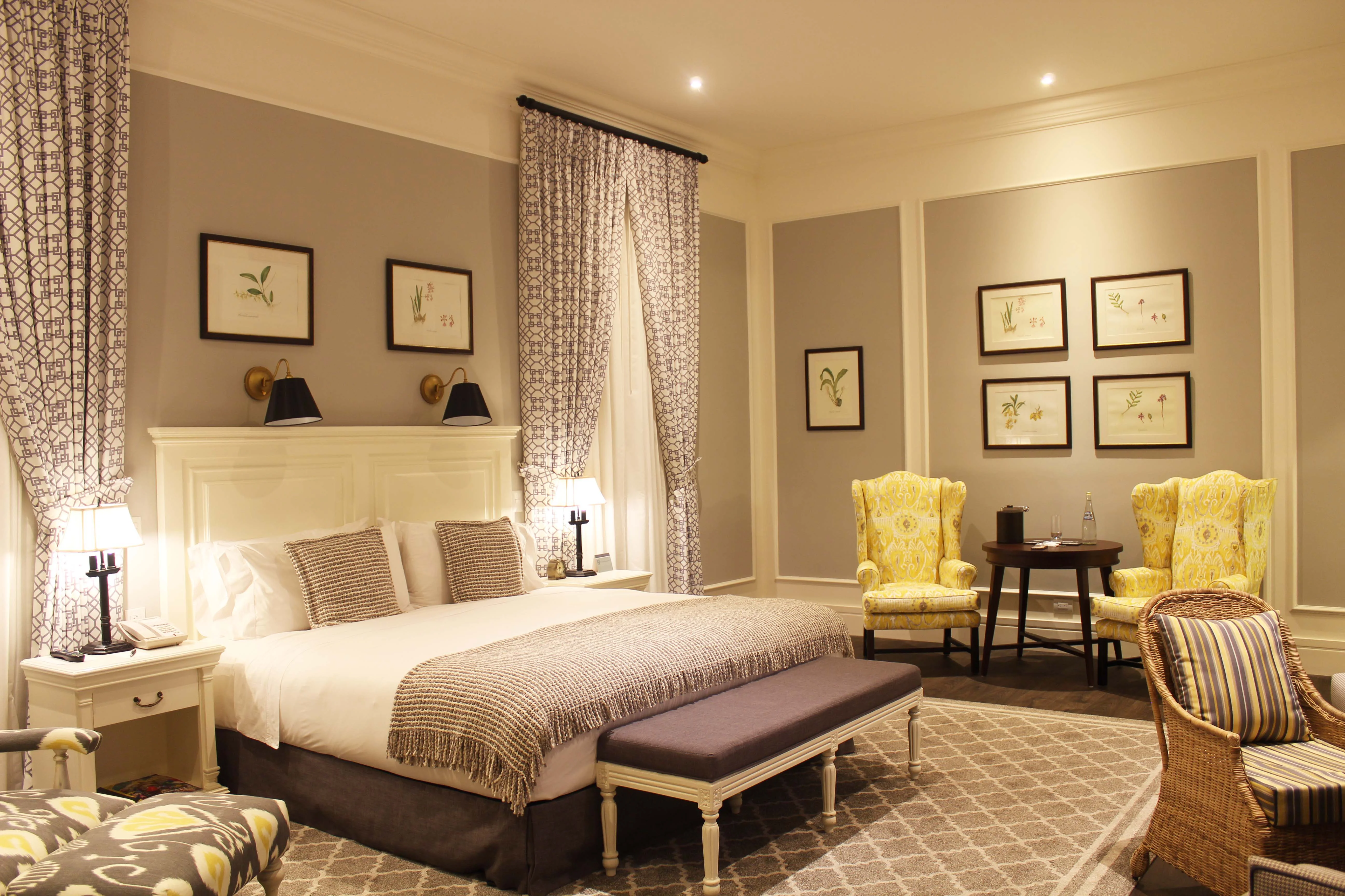 Interior de una habitación del Hotel del Parque